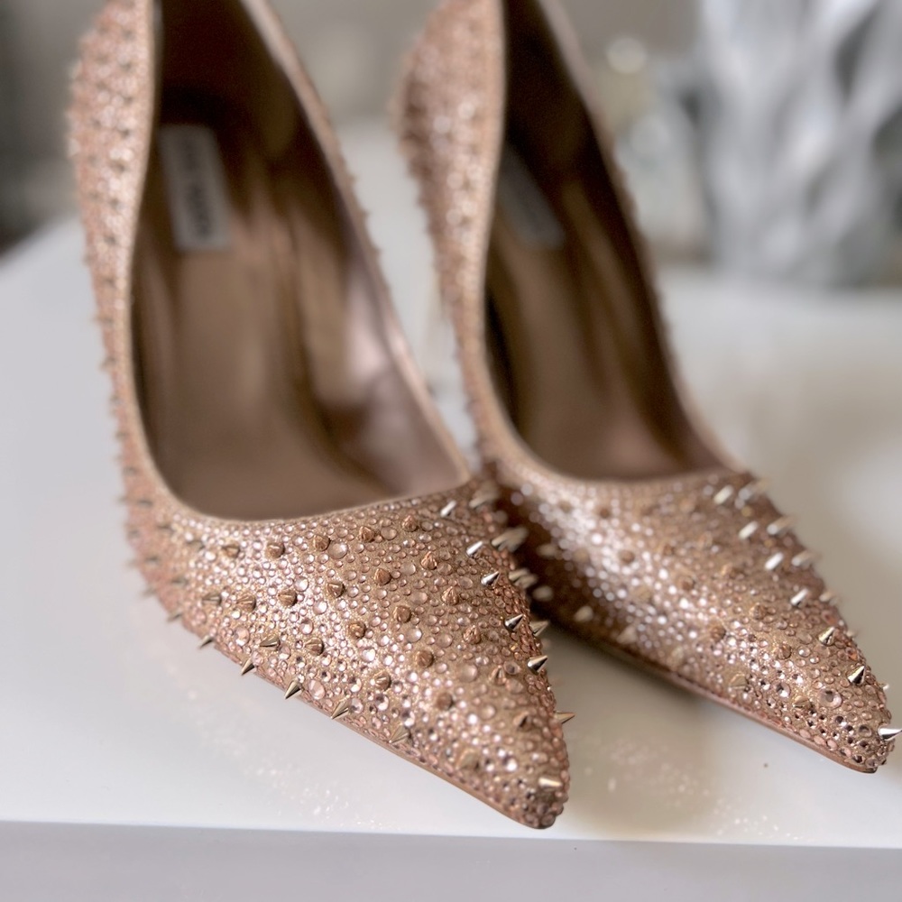 NWOB Steve Madden VALA-S Rose Gold Heels 10M